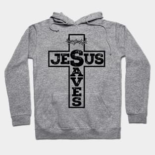 Jesus saves. Hoodie